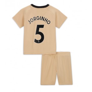 Chelsea Jorginho #5 babykläder Tredje Tröja barn 2022-23 Korta ärmar (+ Korta byxor)